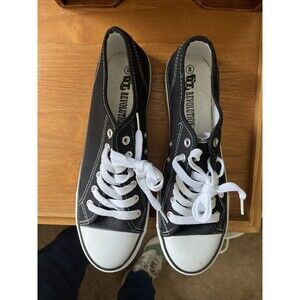 Men's OT Revolution Capped Toe Lace Up Athletic Court Shoes Black 8